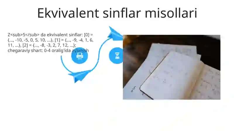 Ekvivalent sinfi va chegaraviy shartlar 4