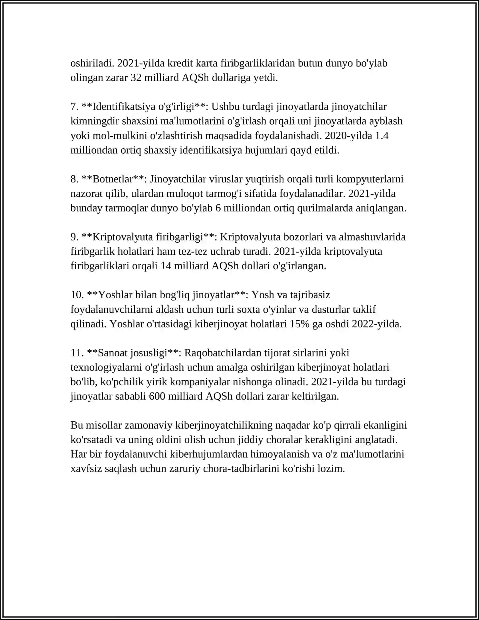 KOMPYUTER JINOYATCHILIGI VA XAVFSIZLIGI 4