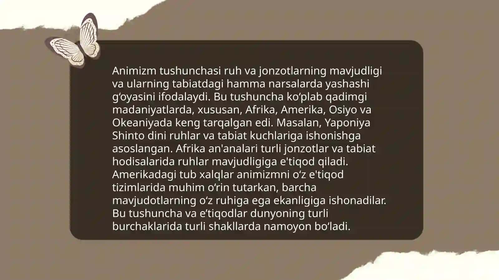 Totemizm, animiz, fetishizm, sehr magiyalarning qiyosiy tahlili 4
