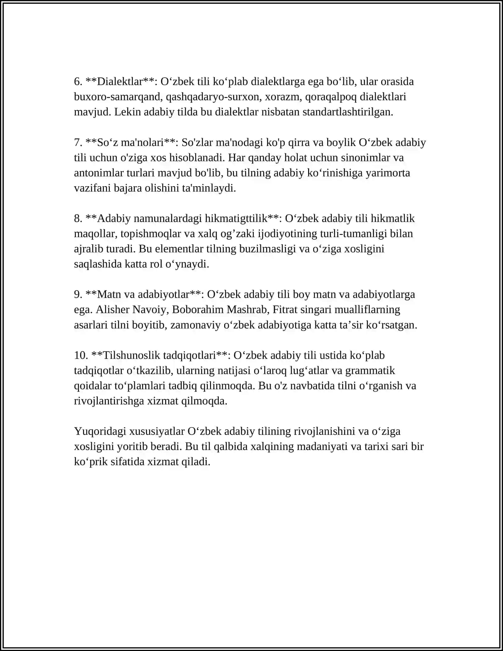 ADABIY TILNING OĞZAKI VA YOZMA SHAKILLLARI 4