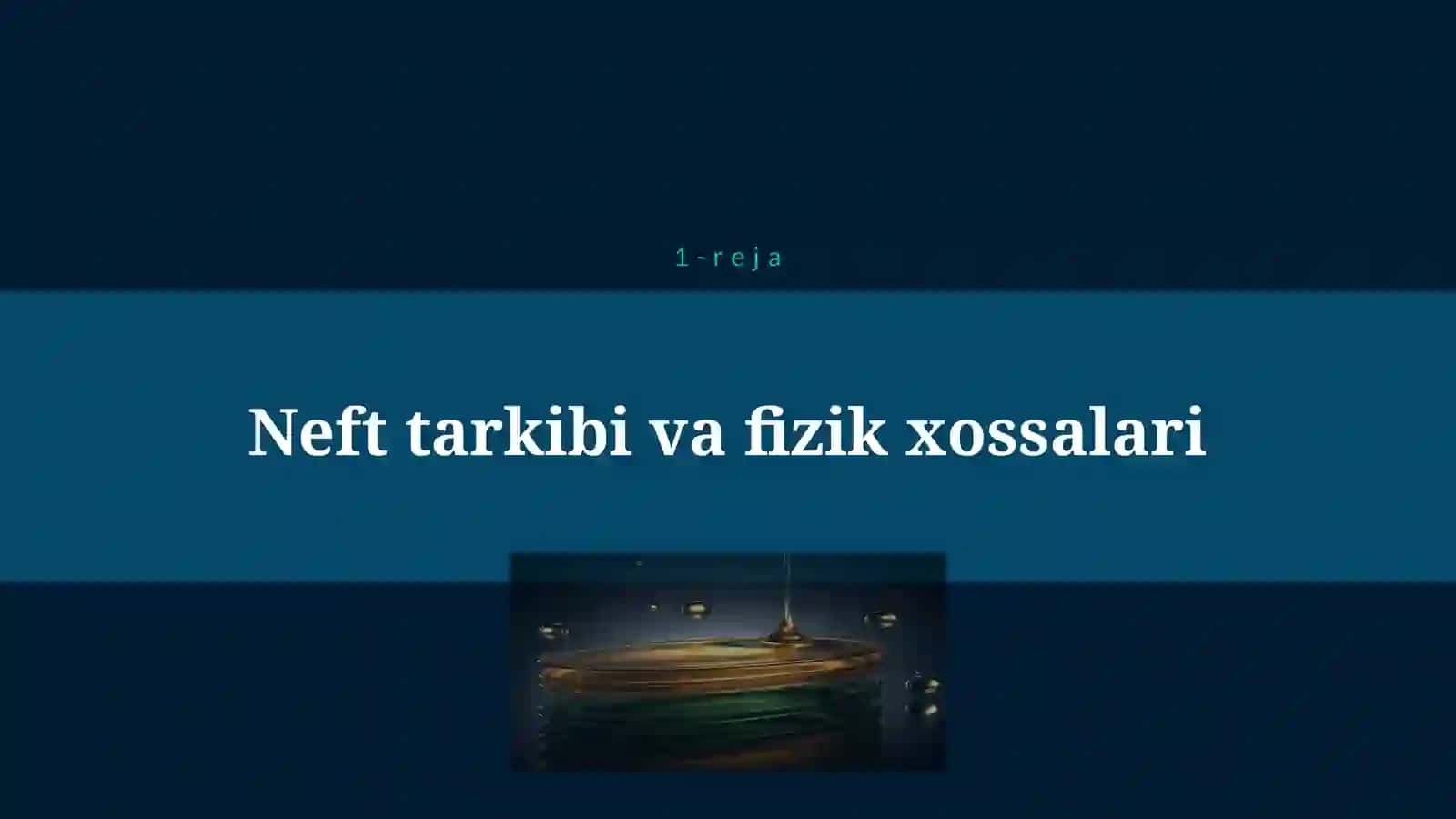 NEFT VA GAZNI QAYTA ISHLASH TEXNOLOGIK JARAYONLARI 4