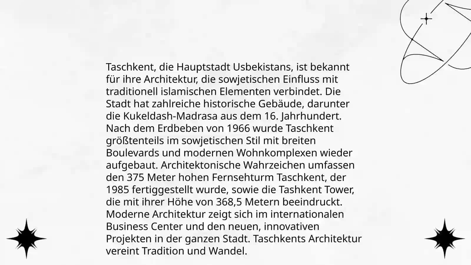 Geschichte von Taschkent 4