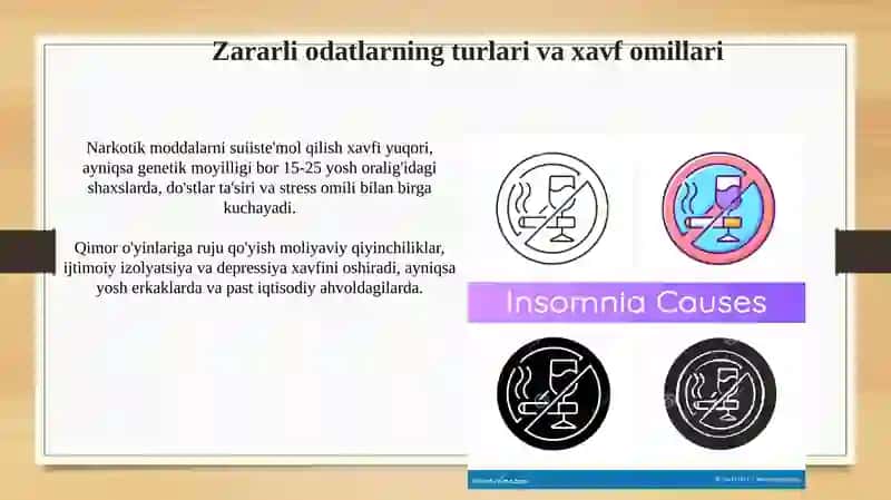 Zararli odatlardan saqlanish va ularni oldini olish 4