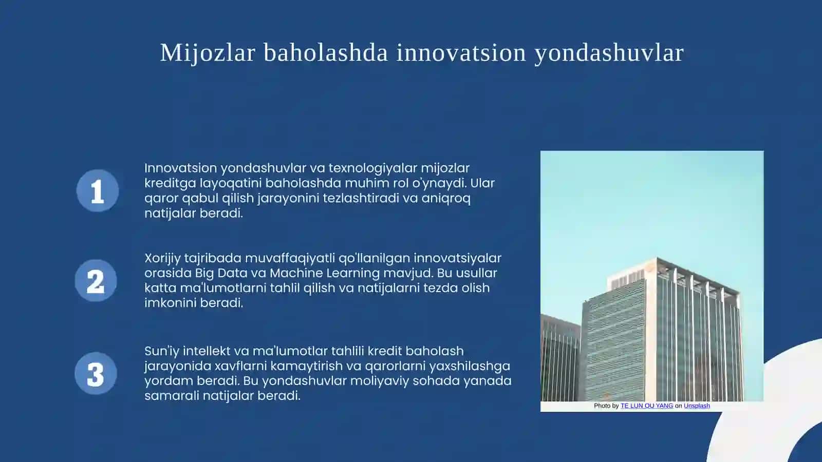Mijozlar kreditga layoqatli ekanligini baholash xorij tajribasi 4