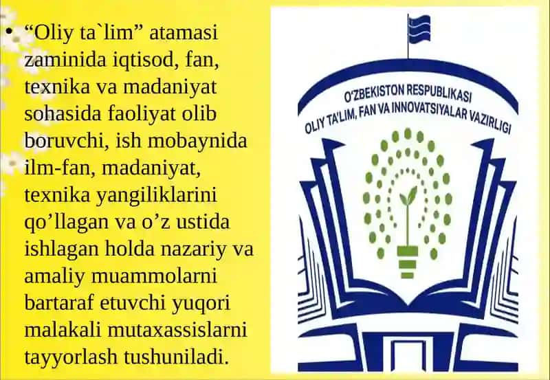 UZLUKSIZ TA’LIMDAGI TENDENSIYALAR VA ZAMONAVIY YONDASHUVLAR FANI 4