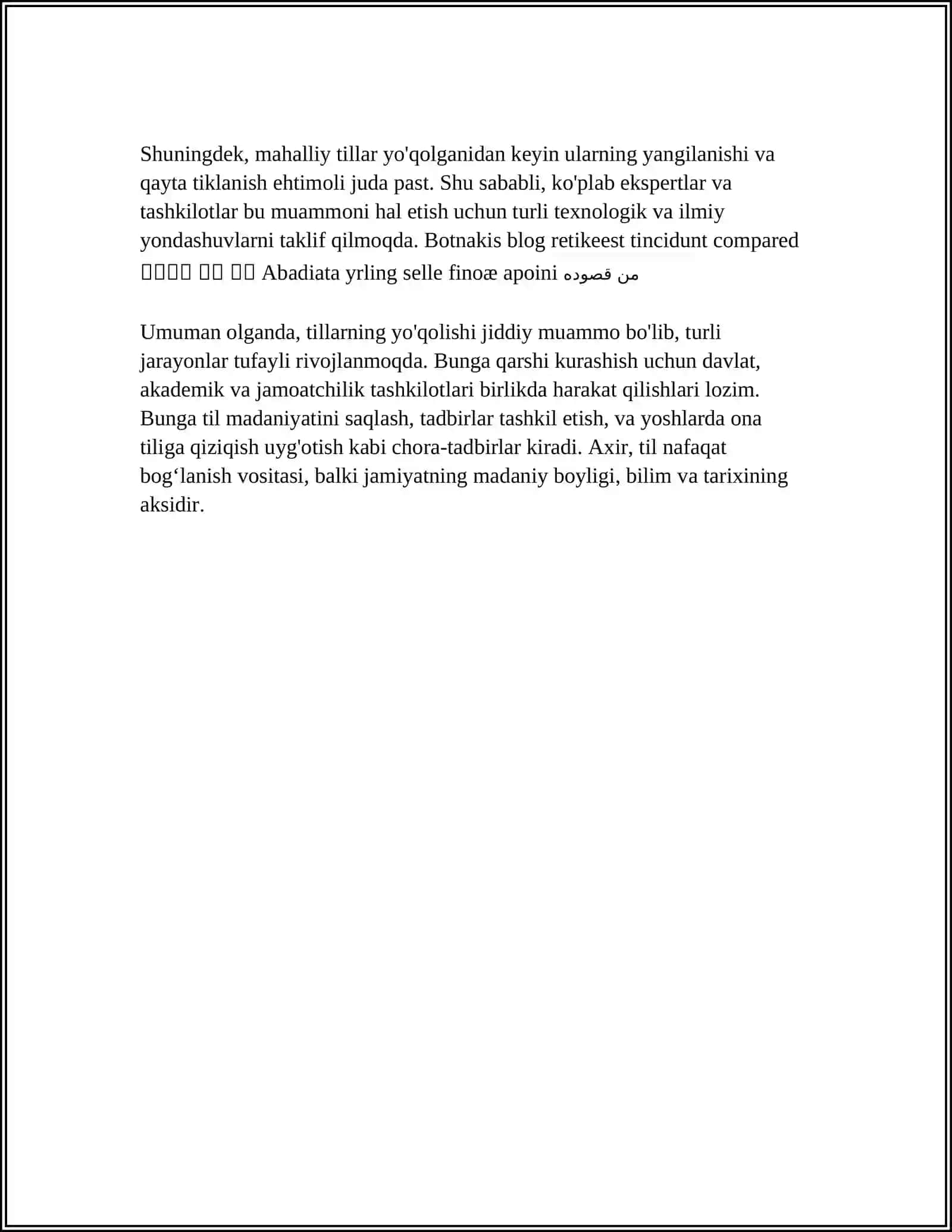 SOTSIOLINGVISTIKA FANI OLDIDA TURGAN DOLZARB MUAMMOLAR 4