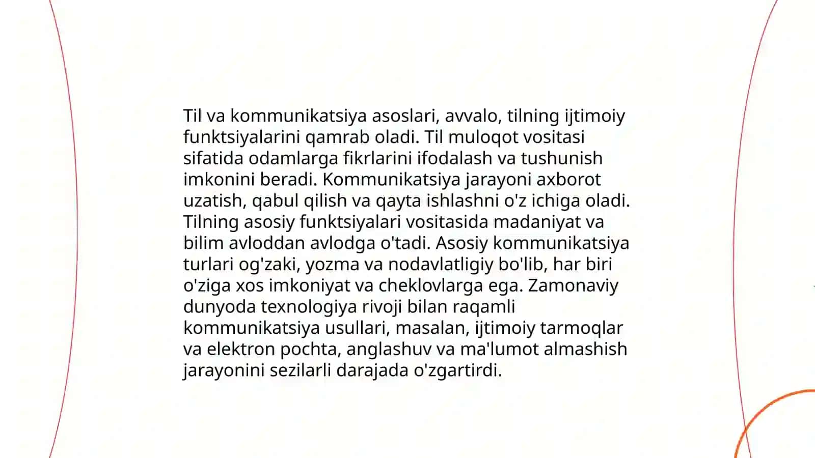Til va nuqt markazi va unda faoliyatlarni tashkil etish taqdimoti 4