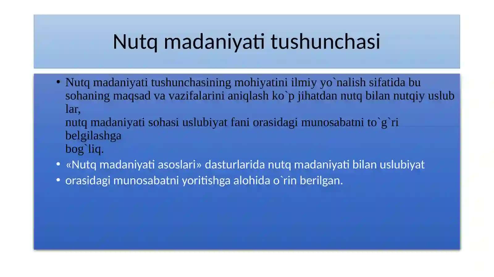 Nutq madaniyatida tasviriy vositalar va til boyliklarini o’rni 4