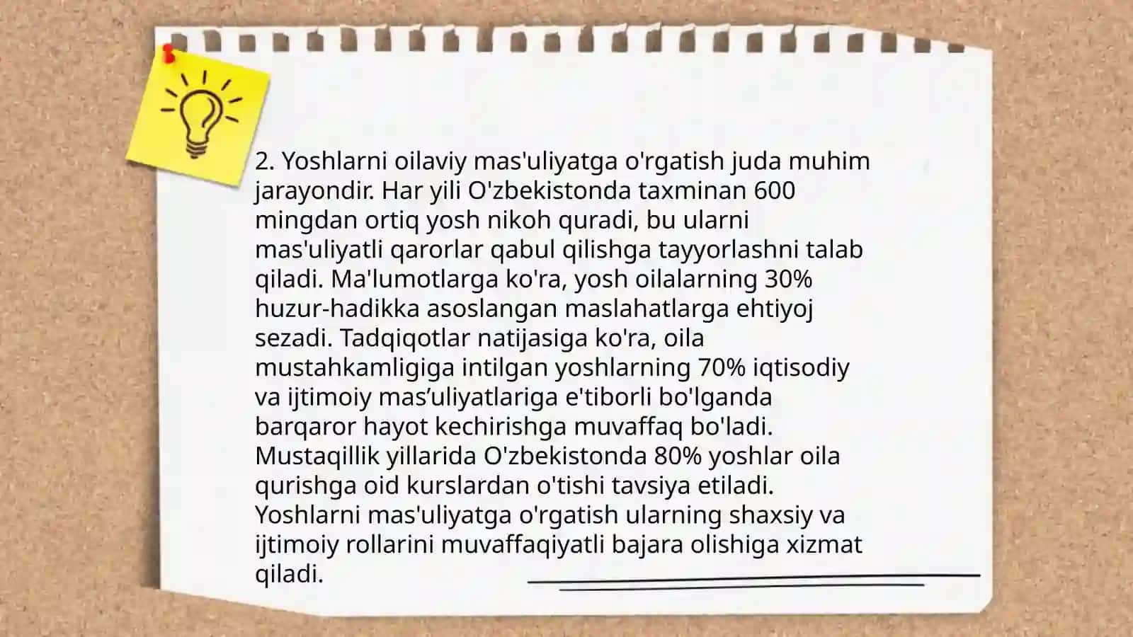 Yoshlarni oilaviy hayotga tayyorlash zaruriyati 4