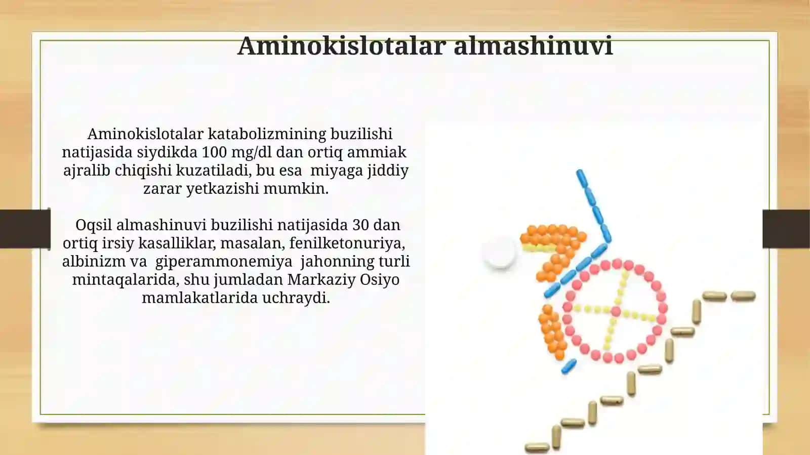Aminokislota almashuvlari 4