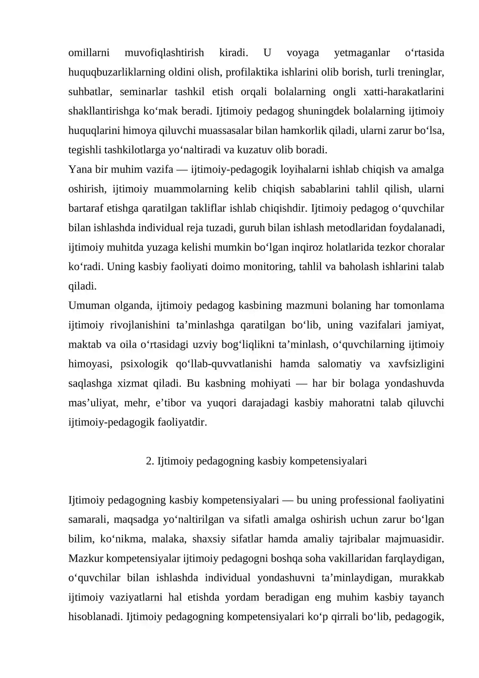 Ijtimoiy Pedagogning Kasbiy Faoliyati 4
