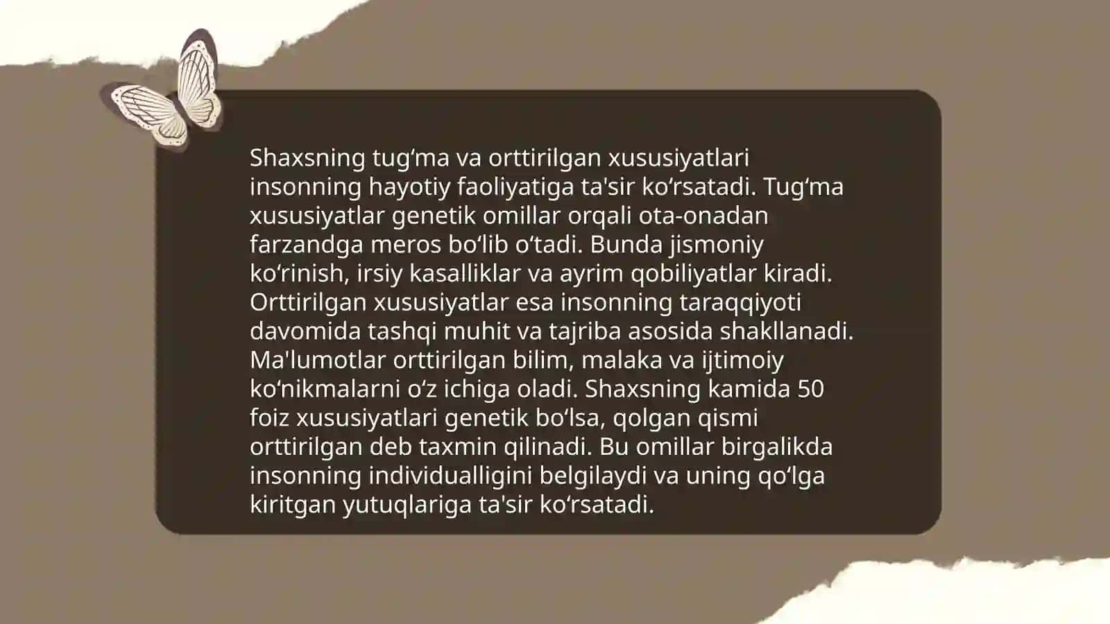 Inson psixikasi ontogenezda rivojlanishi. Shaxs 4