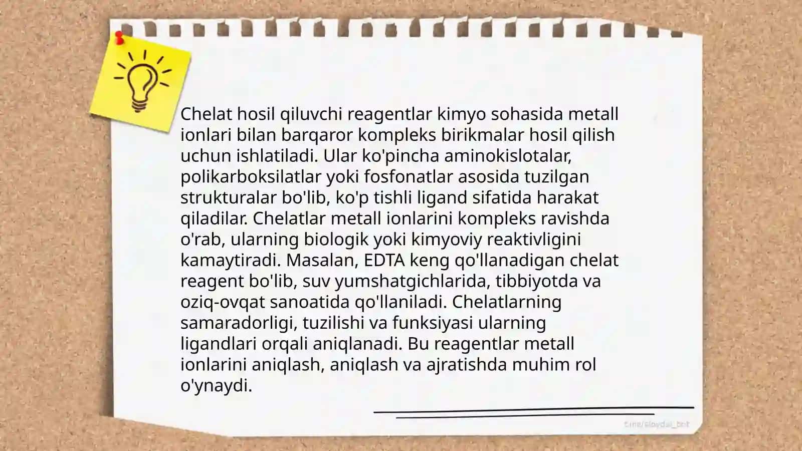 Organik reagentlarining qo'llanilishi 4