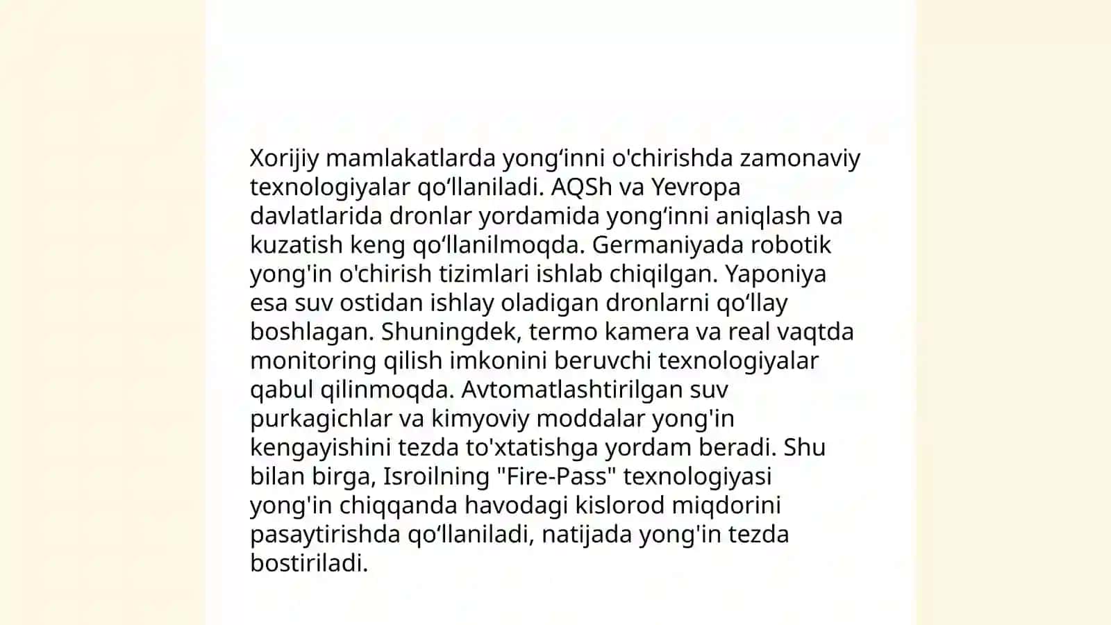 Choriyeva Sojidaning Hayot faoliyati xavfsizligi fanidan tayyorlagan taqdimoti 4