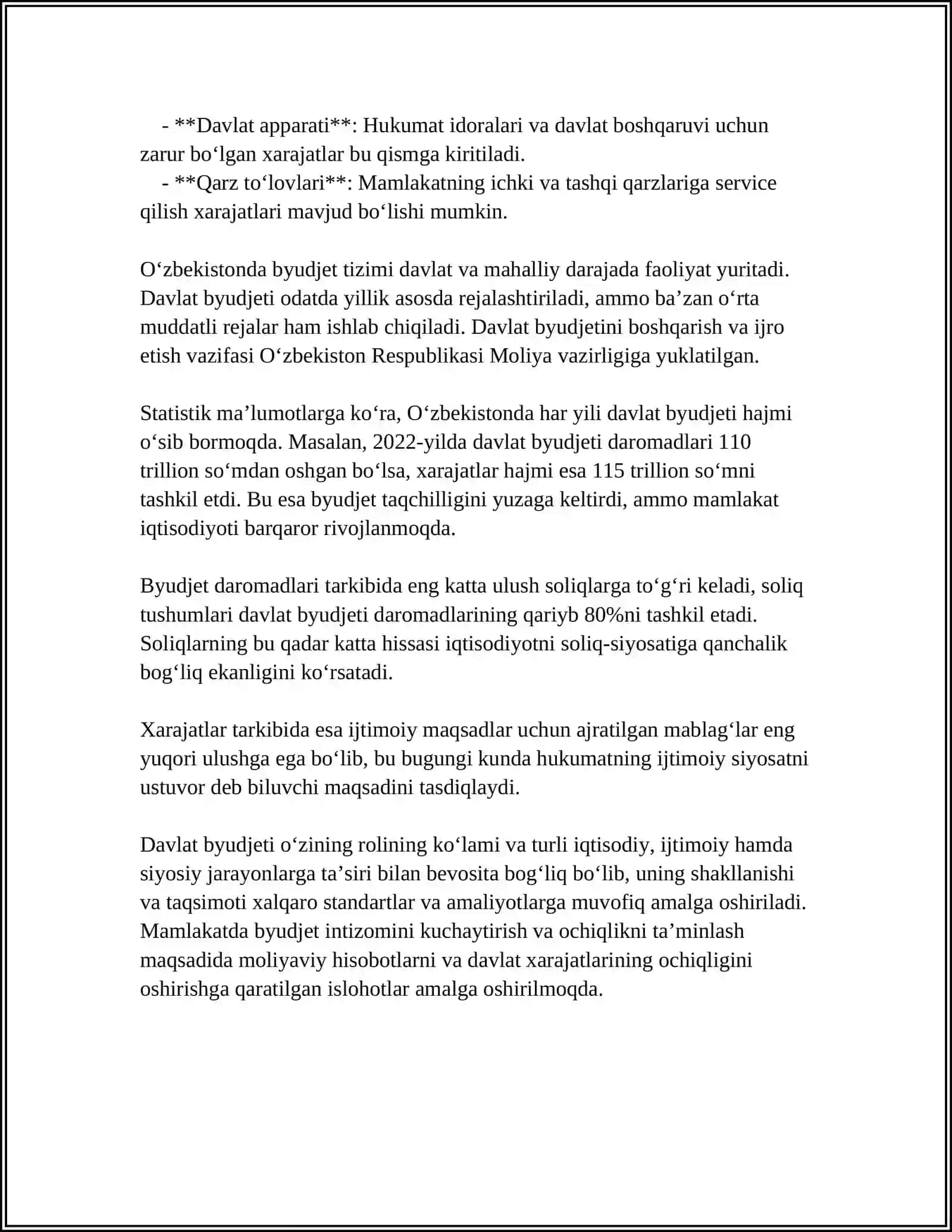 Davlat sektori byudjetlari hisobini tashkil etish va yuritish 4