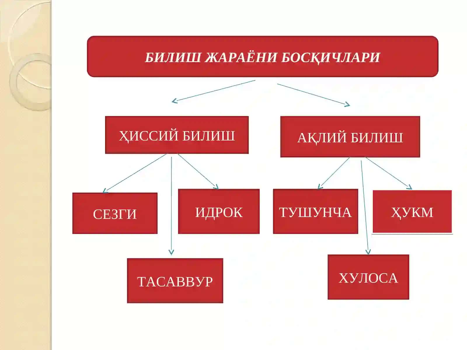 Мантиқ илмининг предмети асосий қонуниятлари. Тушунча тафаккур шакли сифатида 4