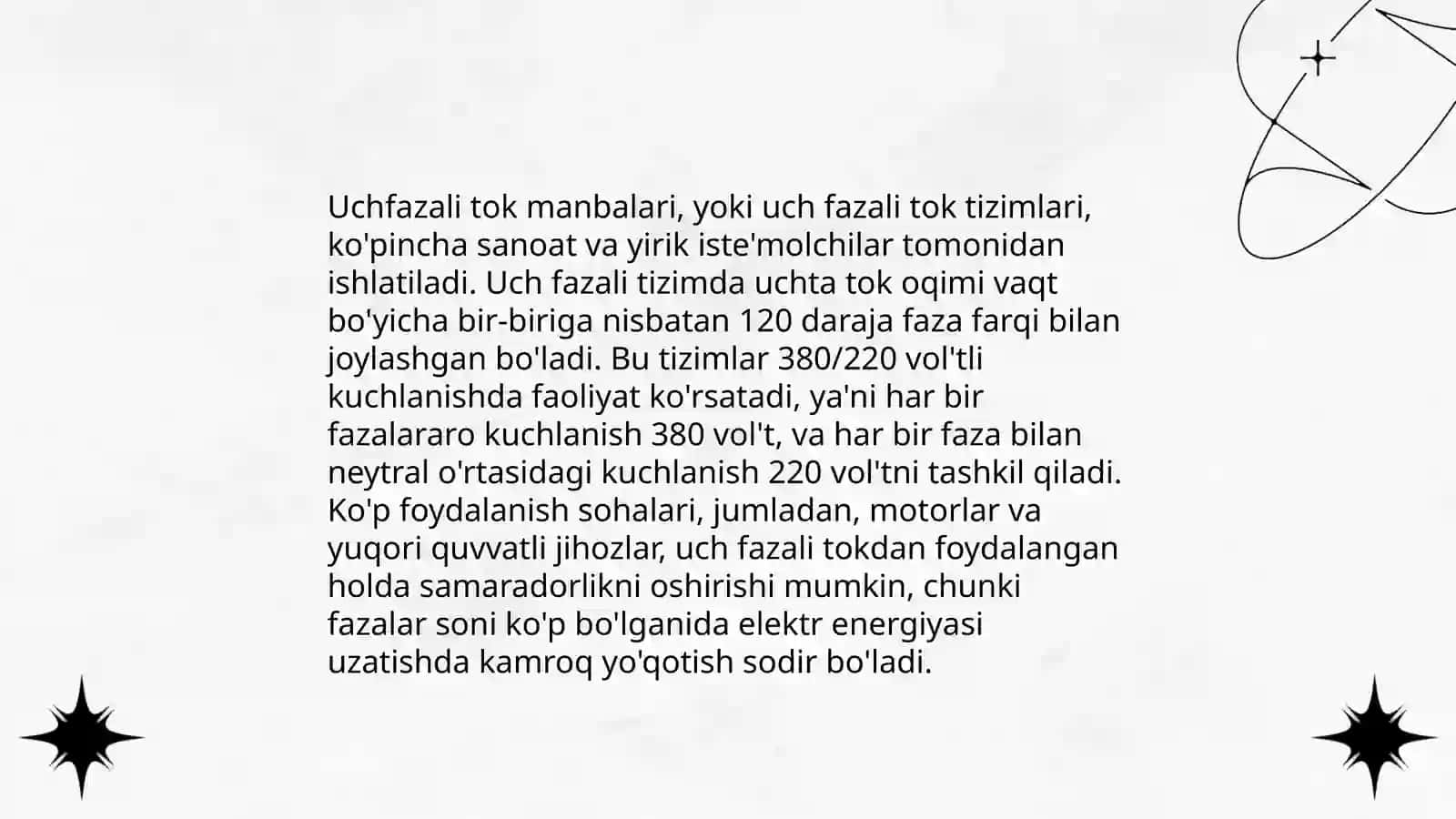 Uchfazali elektr tizimlari 4