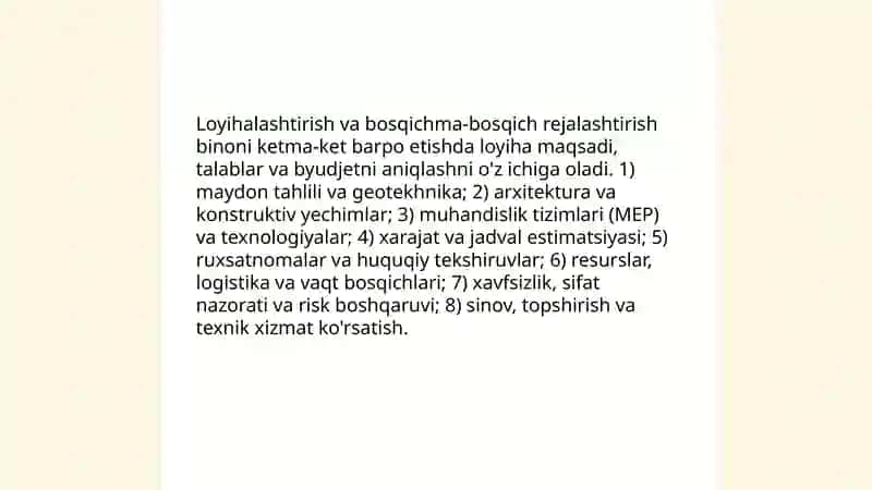 Binolarni ketma-ket usulda barpo etish 4