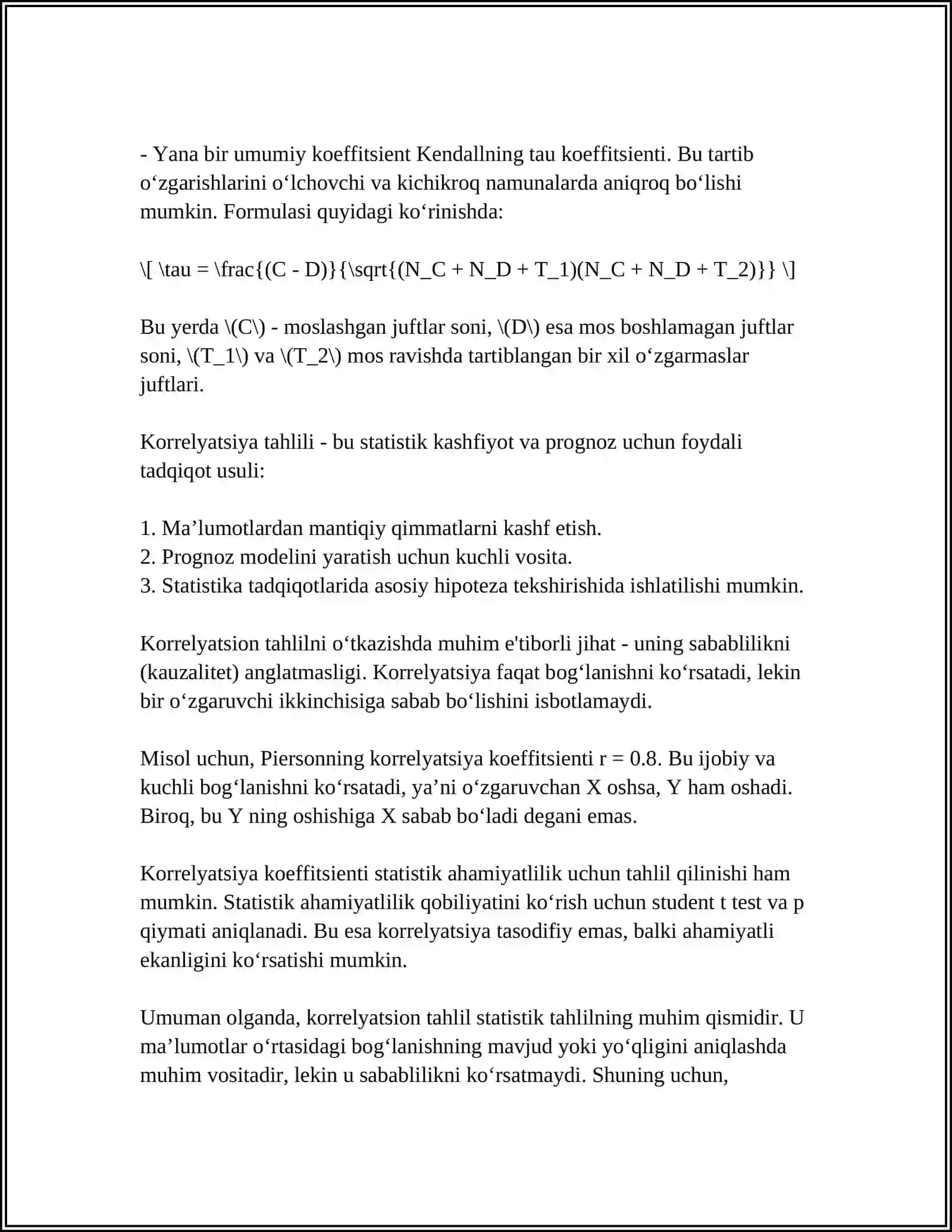 IQTISODIY TAXLILNING KORRELYATSION VA REGRASION USULLARI 4