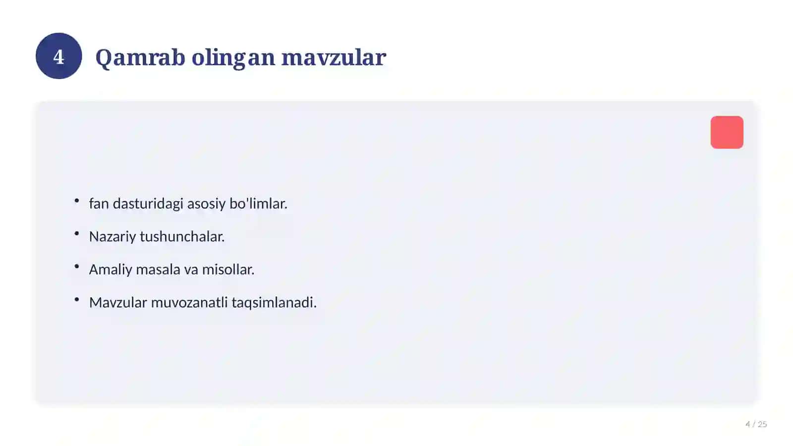 Informatika fanidan 7-sinf test savollari to'plami 4