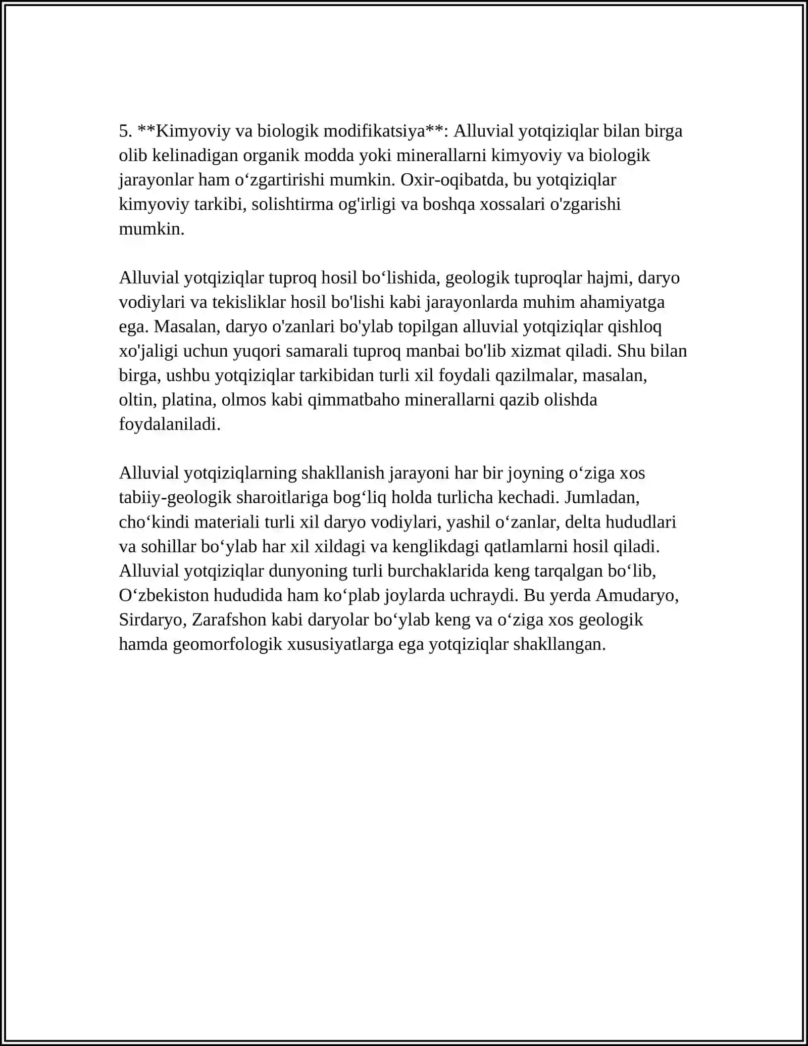 GRUNT SUV KONLARINI GEOLOGIK SHAROITINI SHAKLLANISHI 4