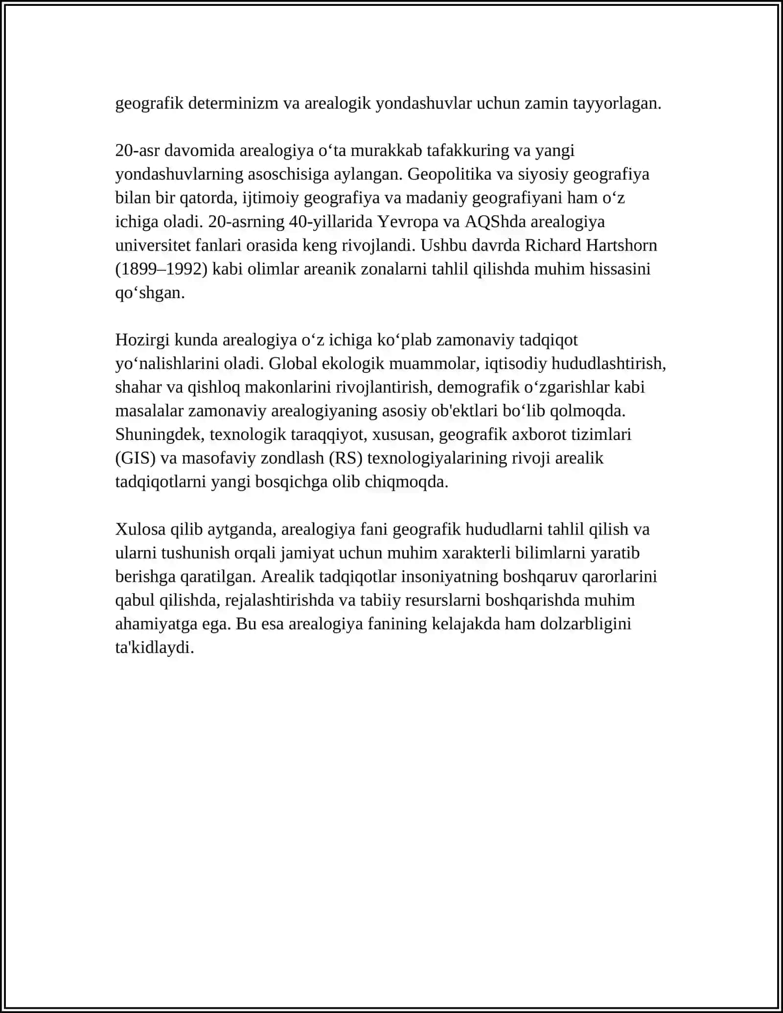 AREALOGIYA 4