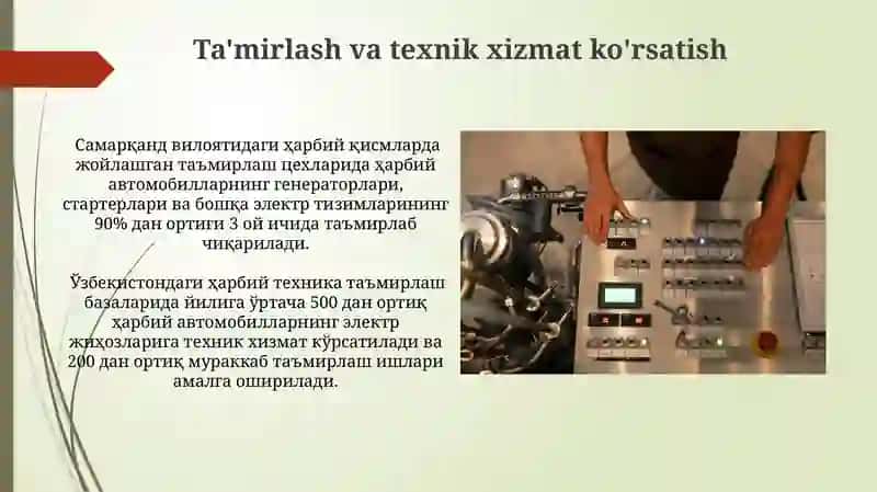 Harbiy avtomobillarning elektr jihozlari 4