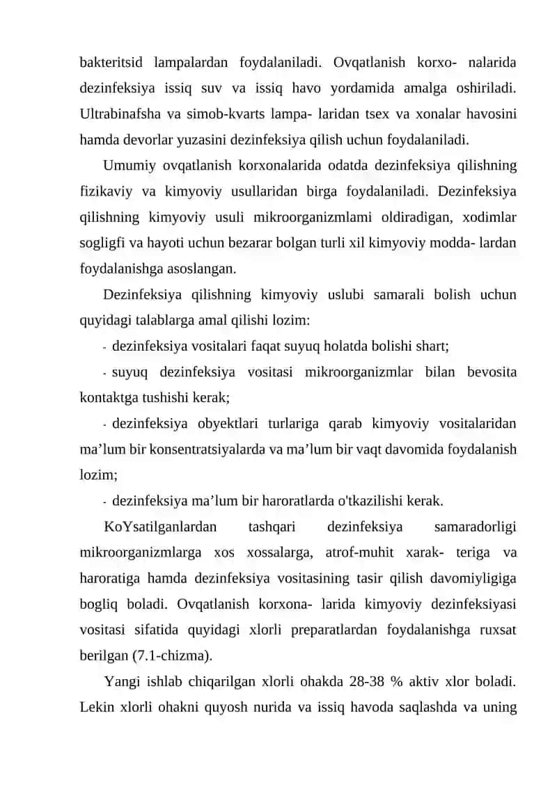 KIMYOVIY DEZINFEKSIYA VOSITALARNING ERITMALARNI TAYYORLASH USULI 4