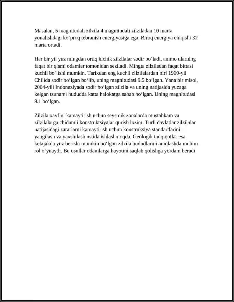 ZILZILA. XAVFLI TABIAT HODISASI 4