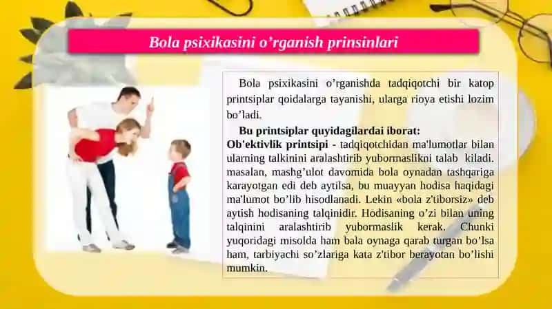 Bolalar psixologiyasi fanining asosiy metodlari mazmuni 4