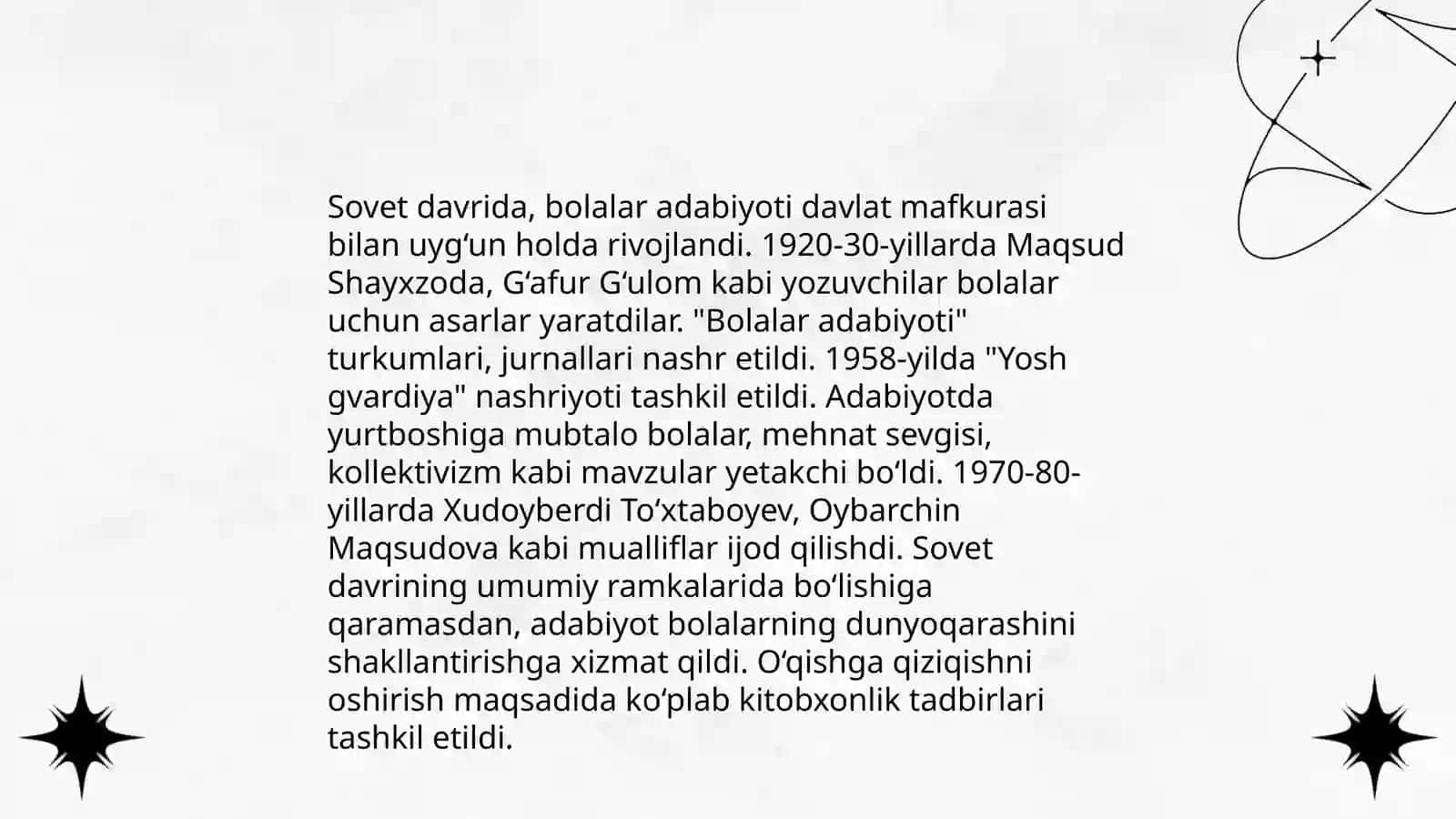 O‘zbek bolalar kitobxonligi tarixi 4