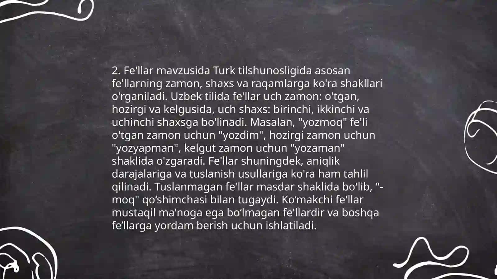 Mustaqil so'z turkumlari 4