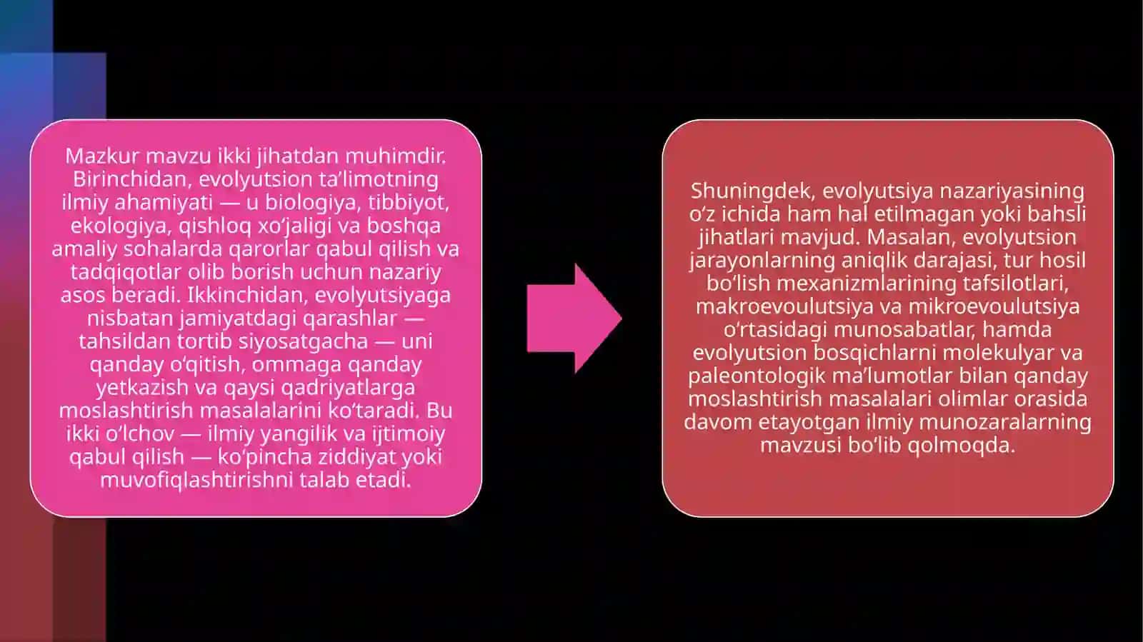 Evolyutsion ta’limot va jamiyat. Evolyutsiya nazariyasining muammoli masalalari 4