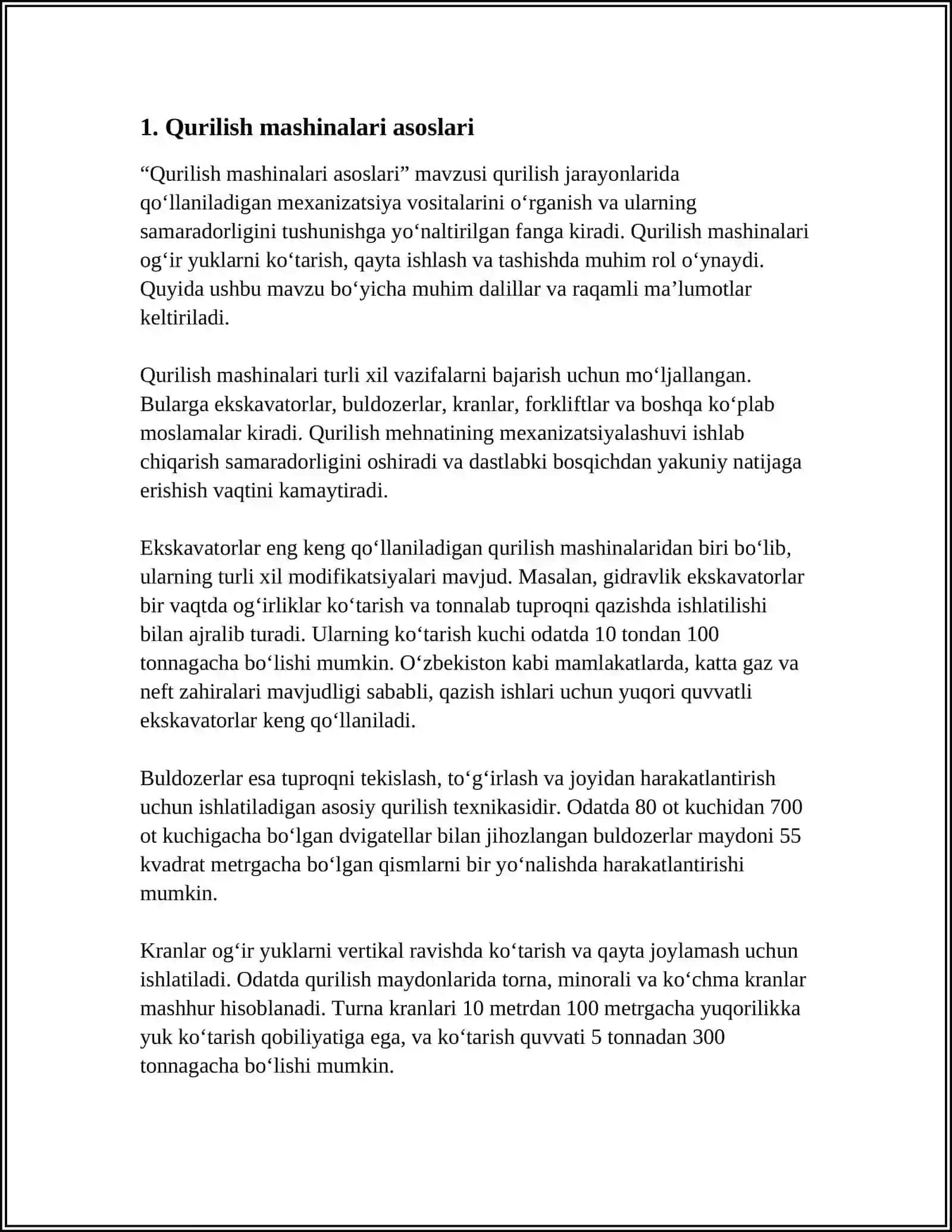 QORISHMA VA BETON ARALASHMASINI TASHISH MASHINA VA JIHOZLARI 4