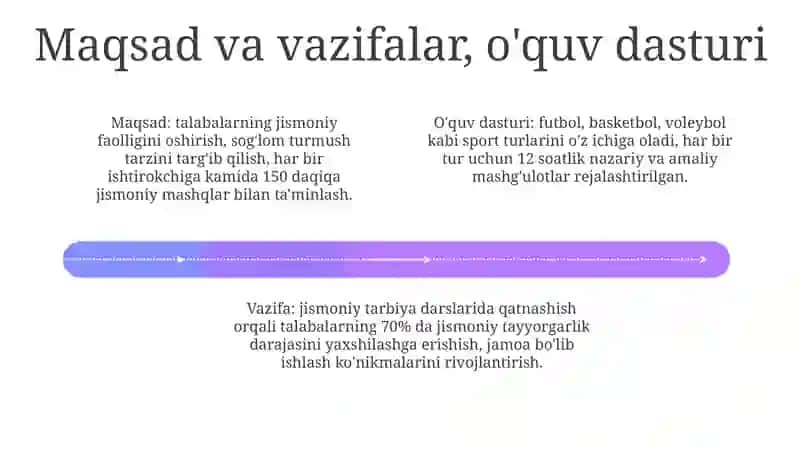 Sinfdan tashqari olib boriladigan jismoniy tarbiya ishlariga tavsif 4