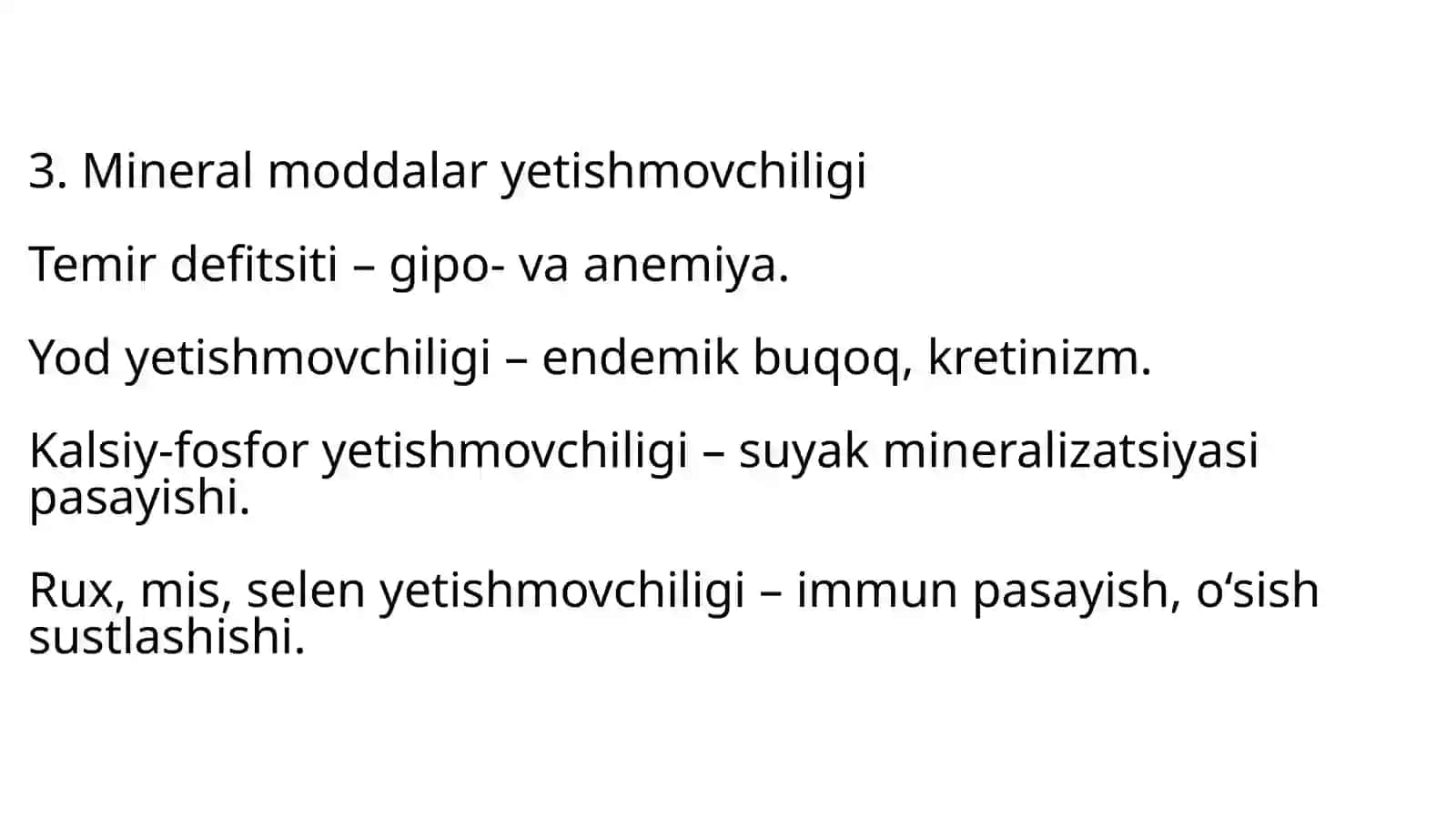 Ovqatlanish va tashqi muhit ta'sirlari bilan bog'liq bo'lgan kasalliklar 4