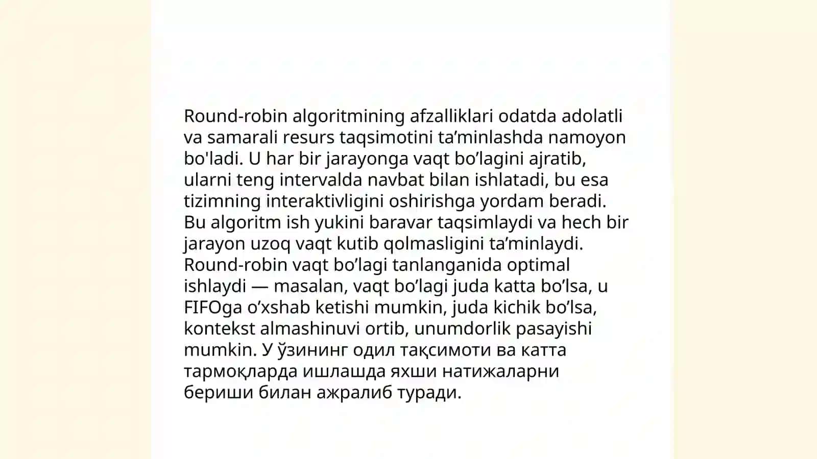 Round-Robin algoritmi 4