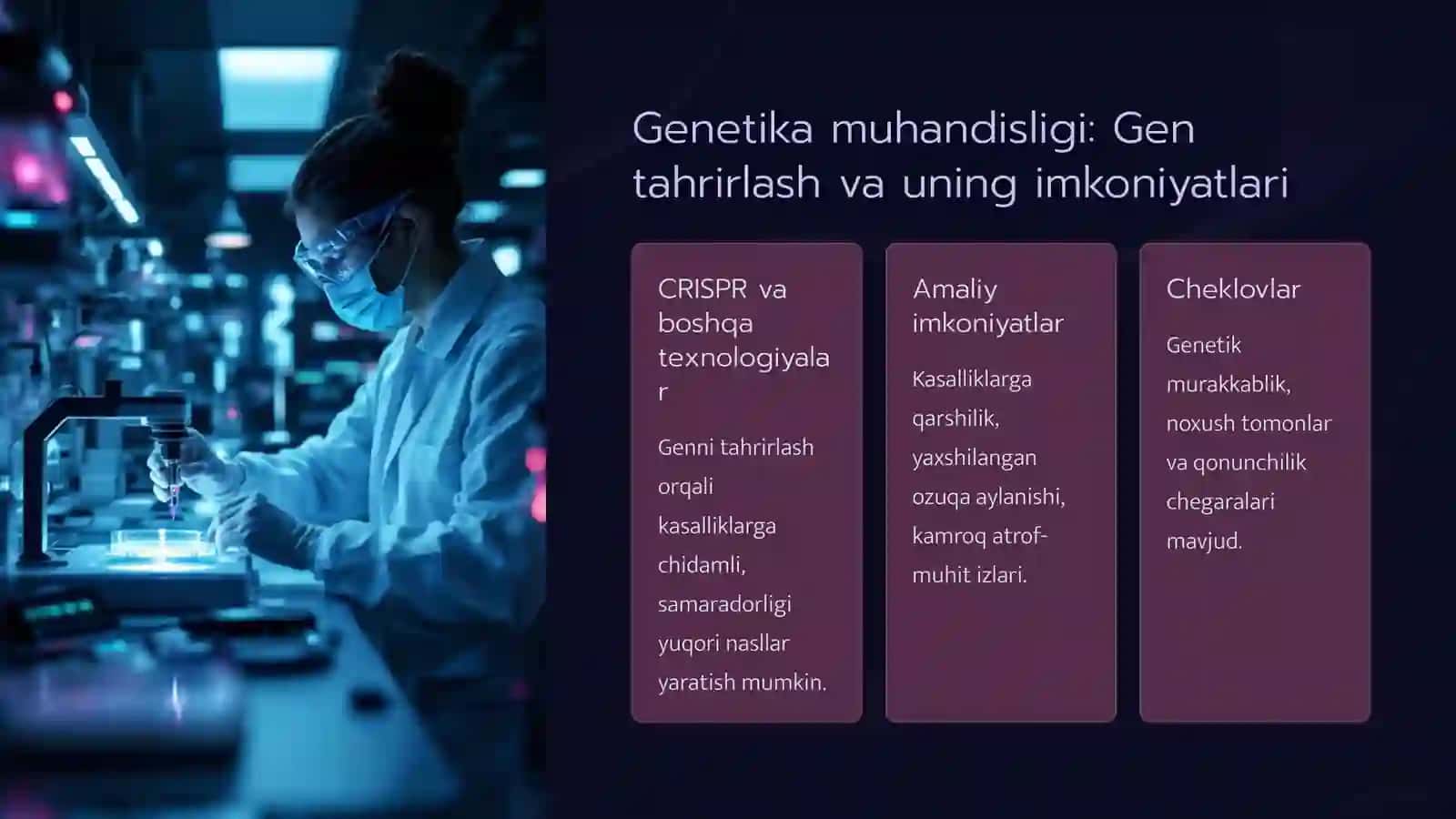 Hayvonlar seleksiyasi va genetika: Kelajak fermasi uchun innovatsiyalar 4