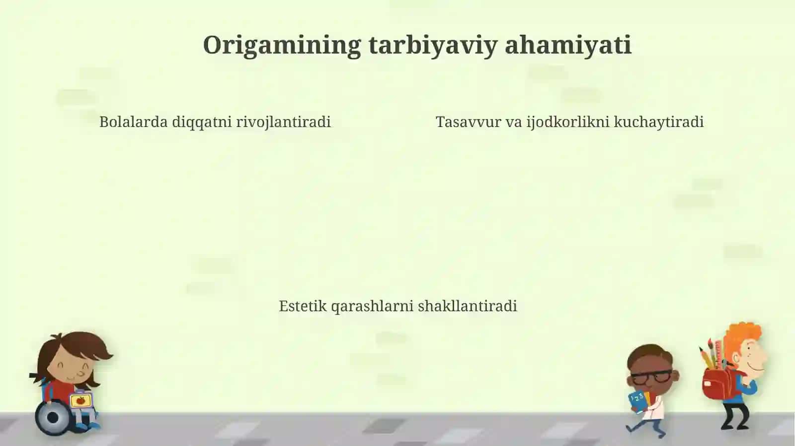 Origami orqali estetik did va sabr toqatni tarbiyalash 4