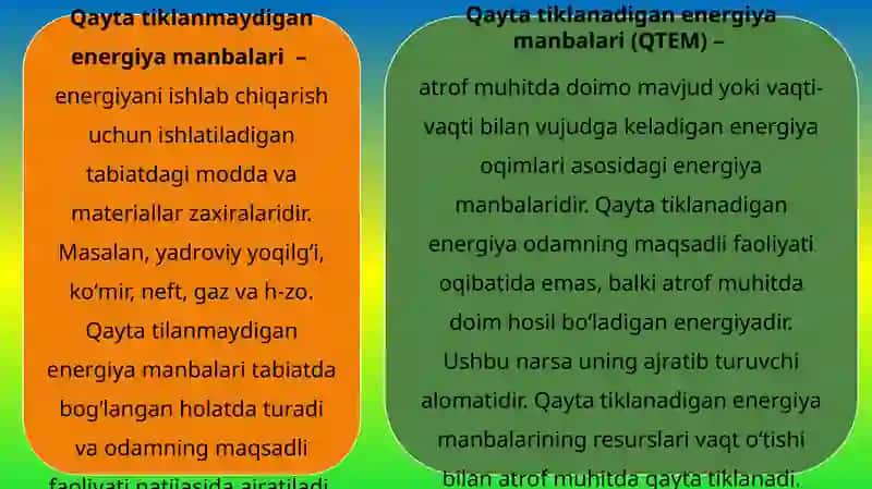 “YASHIL IQTISODIYOT “DA QAYTA TIKLANUVCHI ENERGIYANING JORIY ETILISHI. 4