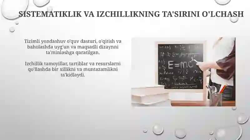 Taʼlimning tizimlilik va izchillik prinsipini amalga oshirish qoidalar 4
