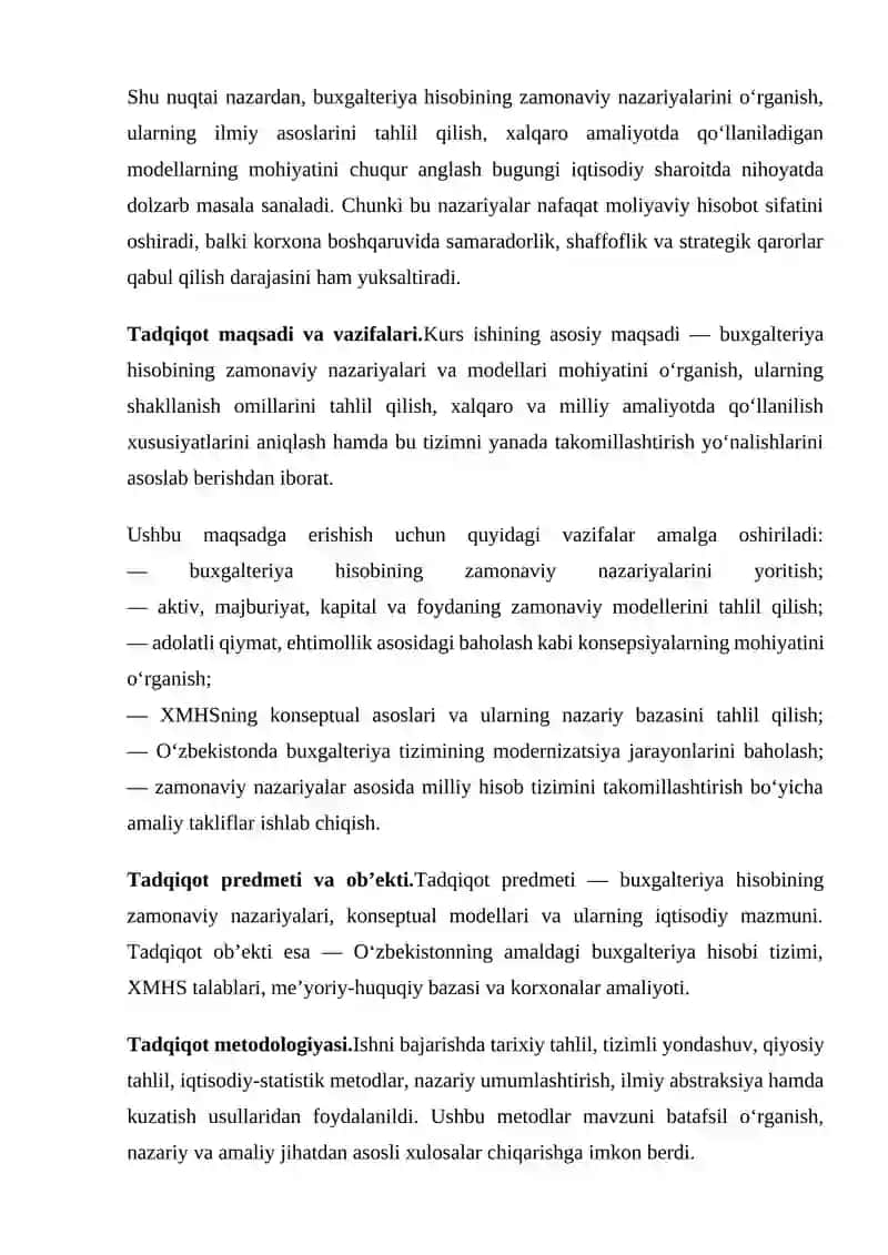 Zamonaviy buxgalteriya nazariyalari 4