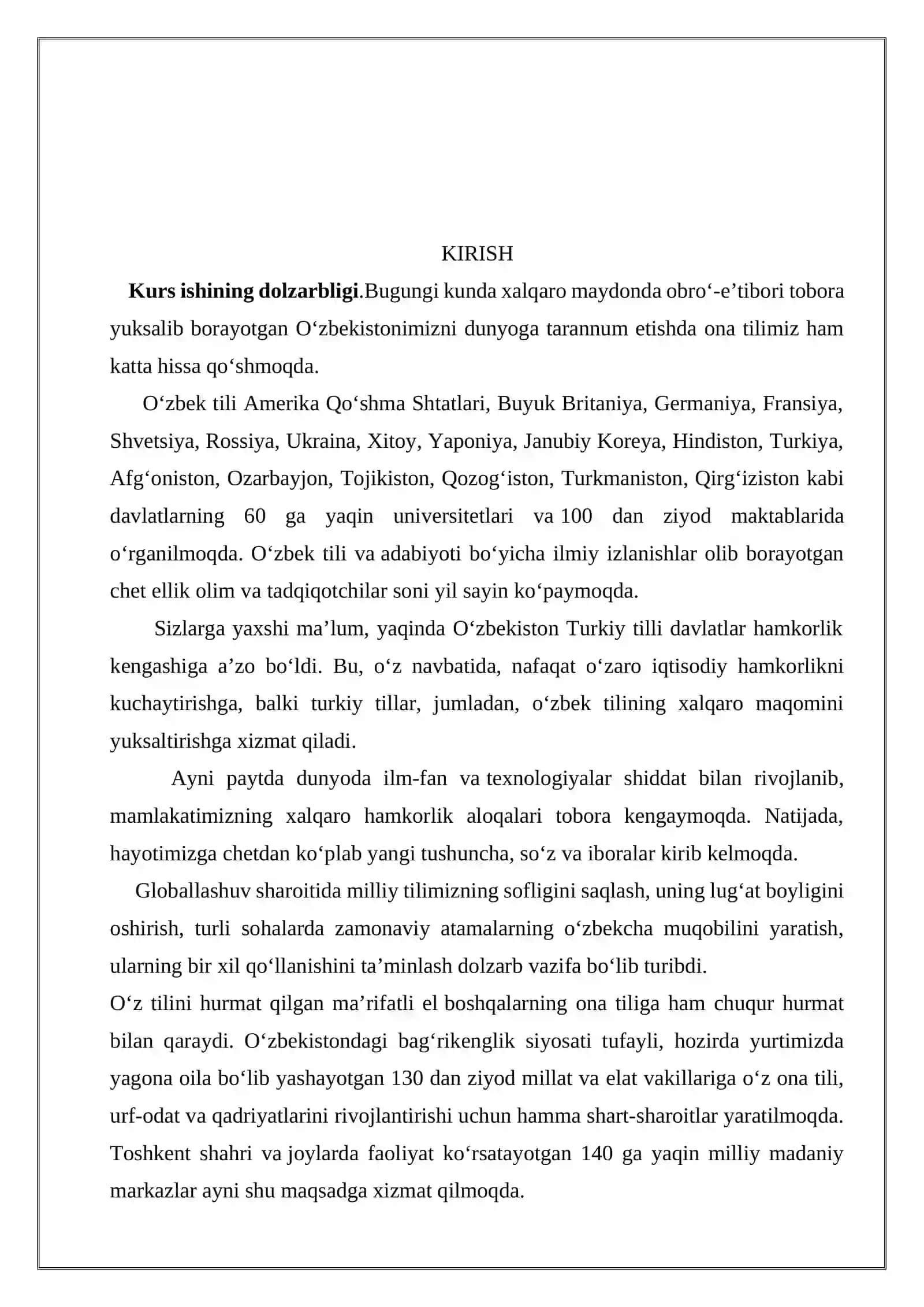 Fe’llarning umumiy va xususiy belgilari.(G‘afur G‘ulom asarlari misolida) 4