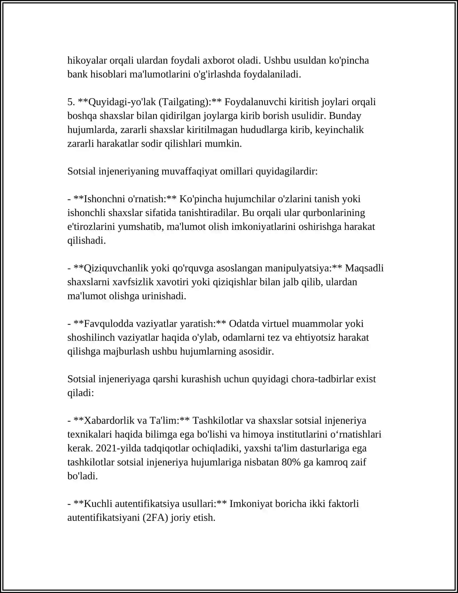 Sotsial injeneriya va uning zamona turlari 4