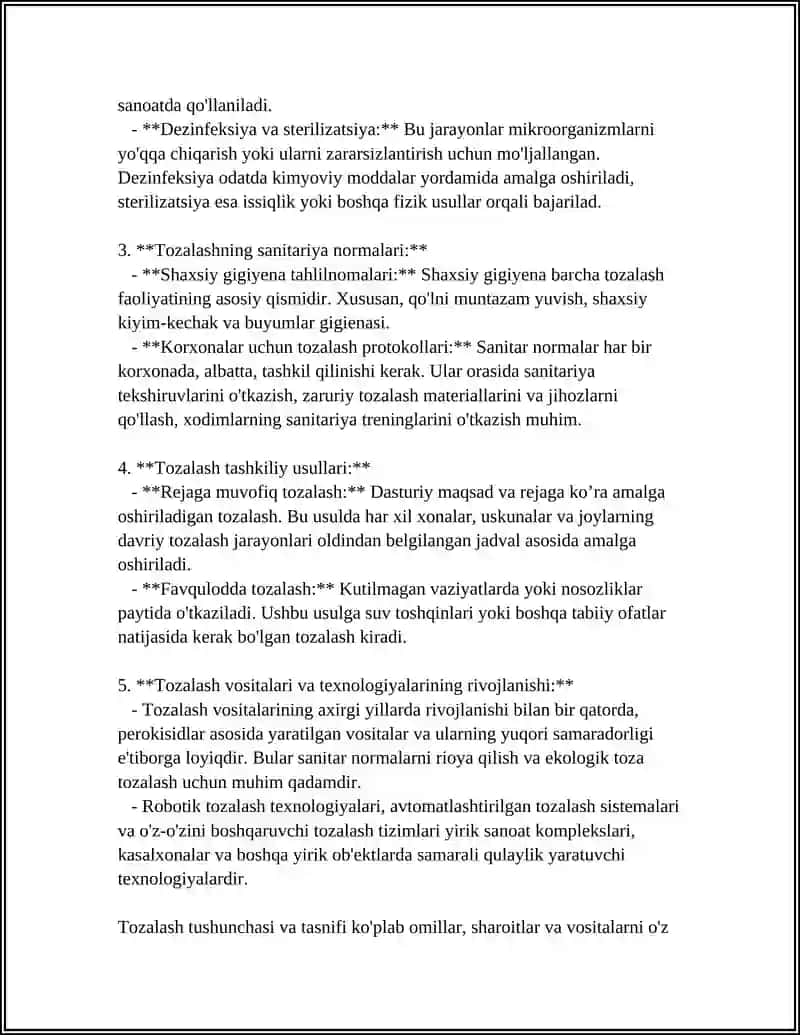 TOZALASH TURLARI VA TASNIFI 4