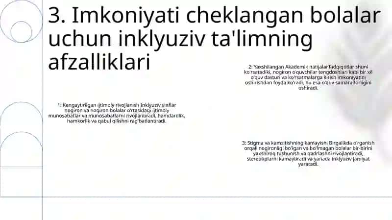 Inklyuziv Ta'Limga Imkoniyati Cheklangan Bolalarni Ta'Limga Jalb Etishda Shart-Sharoitlar Yaratish 4