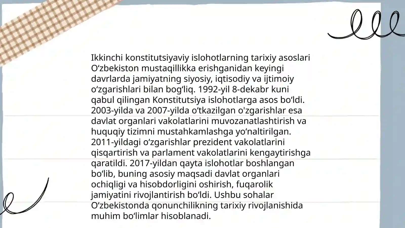 Konstitutsiyaviy islohotlar hamda ularning mazmun mohiyati 4