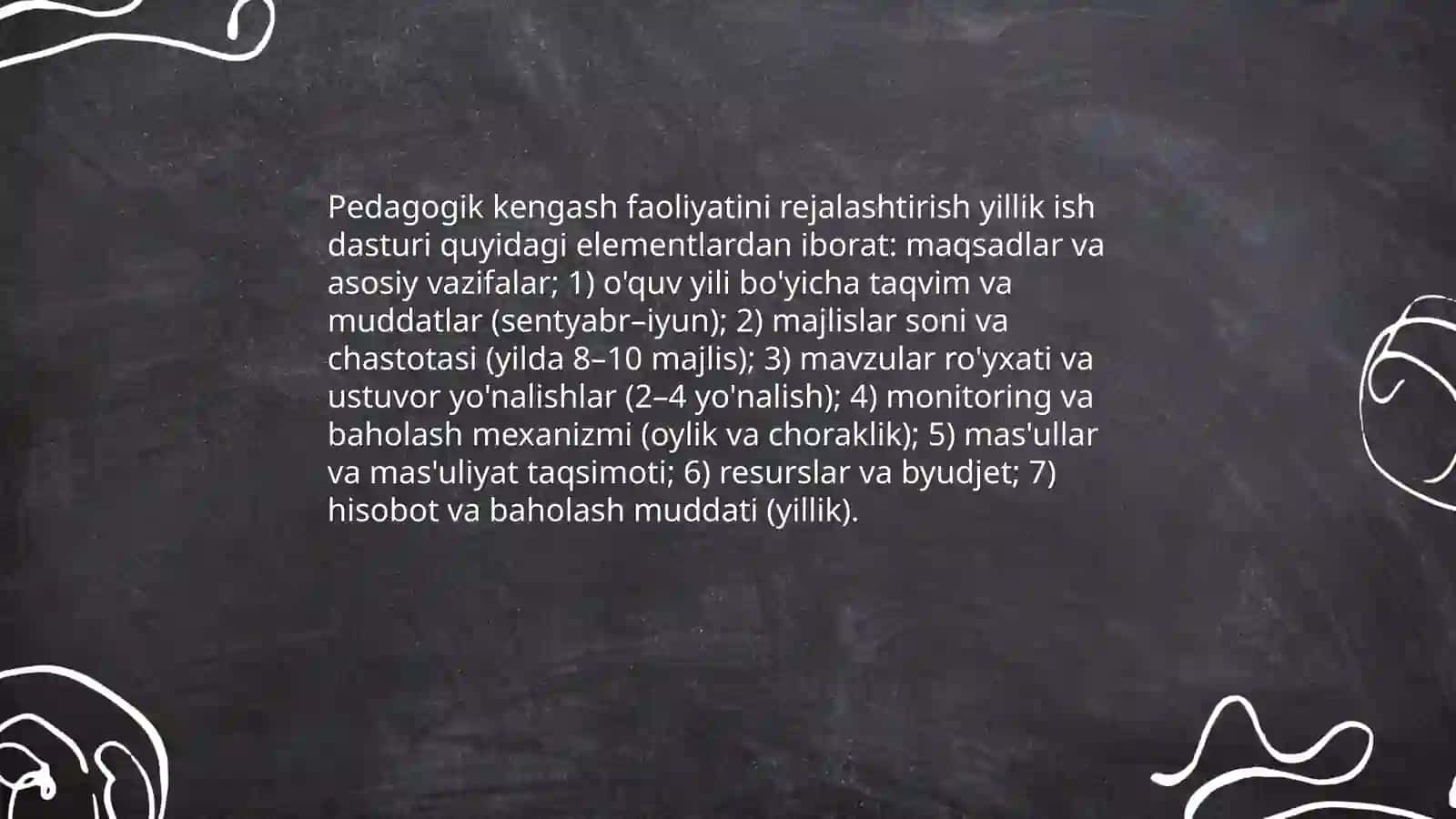 Pedagogik kengash faoliyat 4