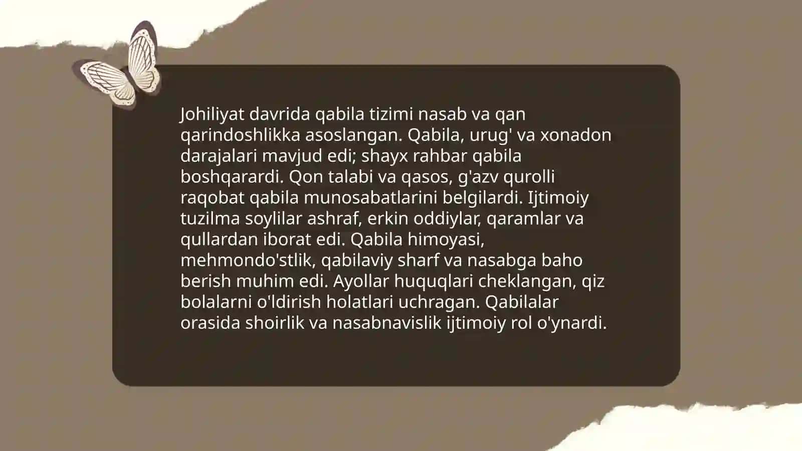 Johiliyat Davri 4