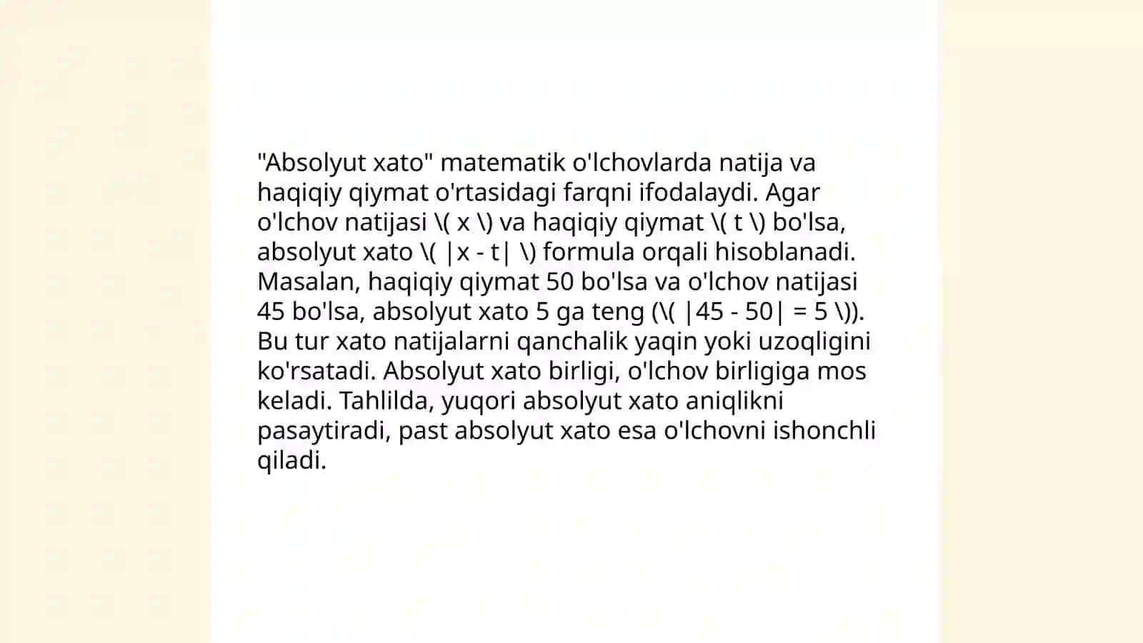 Taqribiy hisob 4